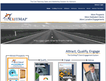 Tablet Screenshot of exitmap.com